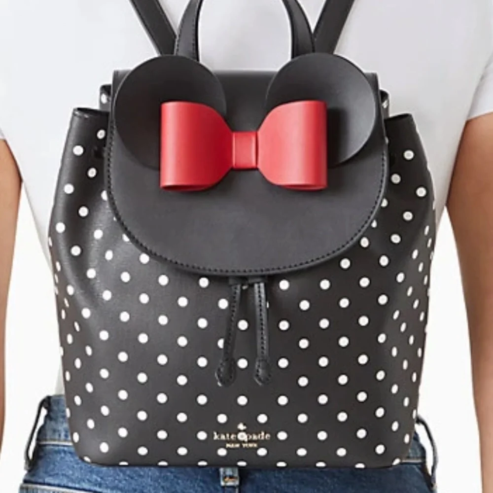 disney x kate spade new york minnie mouse backpack - Picture 1 of 16